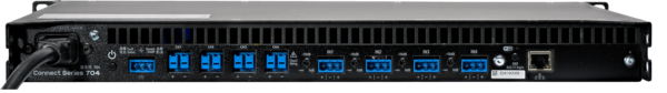 LEA CS704 4CH AMP X 700W @ 4OHM, 8OHM, 70V, 100V PER CHANNEL - INTERNAL DSP W/CROSSOVERS, IOT DEVICE